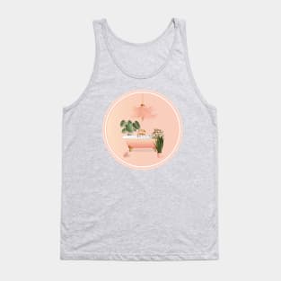 Pastel Pink & Green Bathroom | Bubble Bath Tank Top